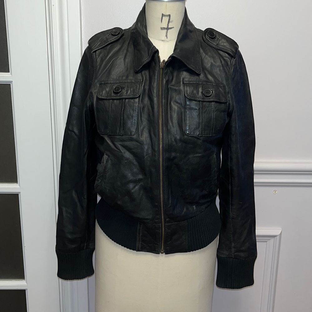 Kookai leather jacket